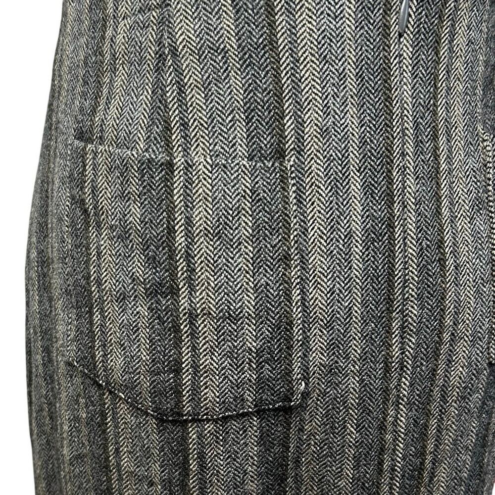 VTG Newport News Gray Rayon Wool Blend Pencil Skirt Minimalist 90s Size 8 Grunge - Picture 14 of 15